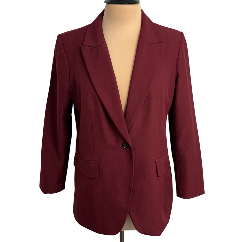 Banana Republic Factory Women's Long Sleeve Sculpted Stretch Blazer